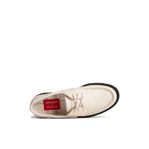 Malbon × Sperry Malbon x Sperry vibram lug 3 eye croc boat